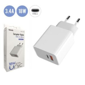 CARGADOR USBA+USBC 18W