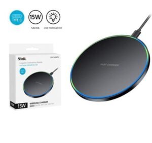 CARGADOR INALAMBRICO 15W CARGA RAPIDA USB SWCA247M Mayoristas Cobocalleja CARGADOR INALAMBRICO 15W CARGA RAPIDA USB SWC A247M