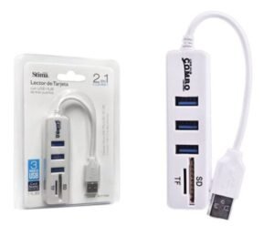 LECTOR DE TARJETA 3 USB MICRO SDSD SLT7006 Mayoristas Cobocalleja LECTOR DE TARJETA 3 USB MICRO SDSD SLT 7006