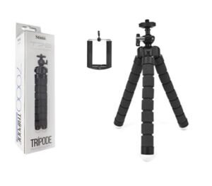 TRIPODE FLEXIBLE 175MM STP9307negro Mayoristas Cobocalleja TRIPODE FLEXIBLE 175MM STP 9307negro