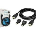 cable hdmi con adaptador mini/micro hdm 1.5 mini micro hdmi