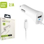 CARGADOR COCHE USB 2.1 A SCA-6106