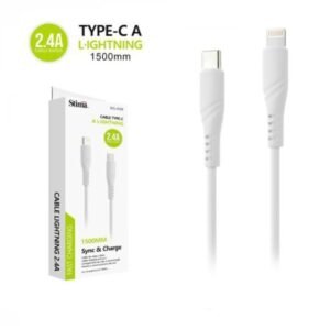 CABLE USB/C-LIGHTNING 2.4A/1.5M SCL-A328