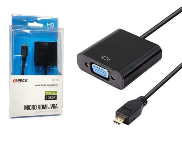 ADAPTADOR MICRO HDMI A VGA EMV-5802