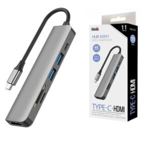 ADAPTADOR 6 EN 1 SHB A130TYPE C