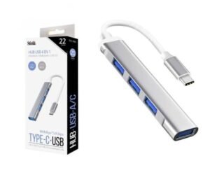 ADAPTADOR TYPE C A USBX4 TYPE C SHBA293B Mayoristas Cobocalleja ADAPTADOR TYPE C A USBX4 TYPE C SHB A293B