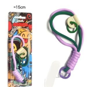 PULSERA CORDON DUO COLOR PARA MOVIL 15 CM 978618-MR