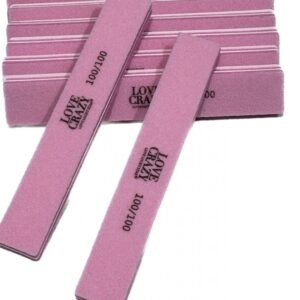 10 PULIDORES 100/100 EN FORMA RECTANGULAR, COLOR ROSA