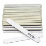 50 LIMAS DE UÑAS 100/100 COLOR BLANCO