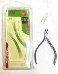 Alicate Acero Corta Cutículas Profesional D014 PLATA