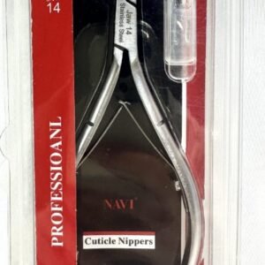 Alicate Acero Corta Cutículas Profesional NAVI 14 PLATA