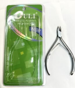 Alicate Acero Corta Cutículas Profesional OULI 04 PLATA