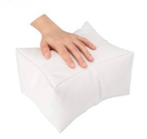 ALMOHADA DE PIEL COLOR BLANCO