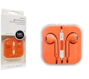 AURICULARES CON MANOS LIBRES 35MMNARANJA Mayoristas Cobocalleja AURICULARES CON MANOS LIBRES 35MMNARANJA