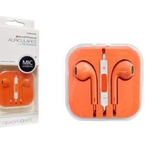 AURICULARES CON MANOS LIBRES 3.5MMNARANJA