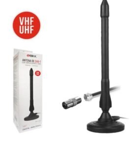 ANTENA DE DVBT CON AMPLIFICADOR E IMAN EAT2202 Mayoristas Cobocalleja ANTENA DE DVB T CON AMPLIFICADOR E IMAN EAT 2202