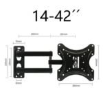 SOPORTE DE TV DE PARED ARTICULADO CP3025