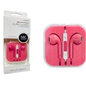 AURICULARES CON MANOS LIBRES 3.5MMJACK ROSA