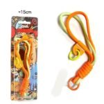 Pulsera Cordón Dúo Color para Móvil – 15 cm NARANJA