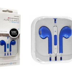 AURICULARES CON MANOS LIBRES 3.5MM JACK AZUL