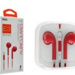 AURICULARES CON MANOS LIBRES 3.5MM JACK ROJOS