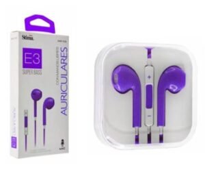 AURICULARES CON MANOS LIBRES 35MM JACK SAM70269MORADO Mayoristas Cobocalleja AURICULARES CON MANOS LIBRES 35MM JACK SAM 70269MORADO