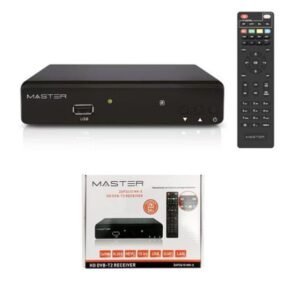 MASTER SINTONIZADOR DVB-T2 RECEPTOR DIGITAL TERRETRE HD1080P/H.265