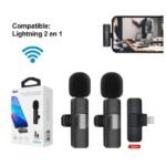 MINI MICROFONO PARA LIGHTNING 2 EN 1 SMC-A401