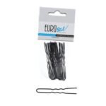 BOLSA 20 HORQUILLAS INVISIBLES NEGRO 65 MM REF:07131/50