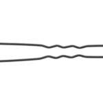 BOLSA 20 HORQUILLAS NEGRAS MOÑO ONDULADAS 85MM REF:04531/50