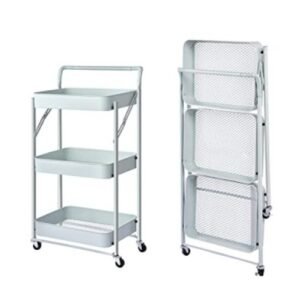 CARRO PLEGABLE PARA PELUQUERIA Y ESTETICAS CON RUEDA HIERRO