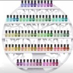 ESTANTERIA DE 5 BALDAS ESMALTES DE UÑAS COLOR BLANCO