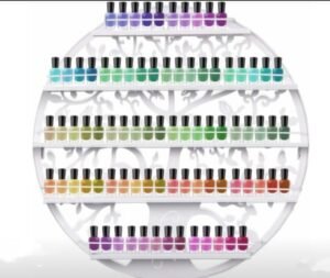 ESTANTERIA DE 5 BALDAS ESMALTES DE UÑAS COLOR BLANCO Mayoristas Cobocalleja ESTANTERIA DE 5 BALDAS ESMALTES DE UÑAS COLOR BLANCO