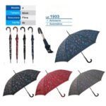 Paraguas baston estampado nota musical