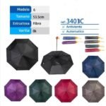 PARAGUAS ANTIVIENTO AUTOMATICO 53,5 CM