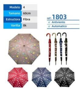 Paraguas baston flores Mayoristas Cobocalleja Paraguas baston flores