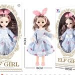 Muñeca grande con lazo