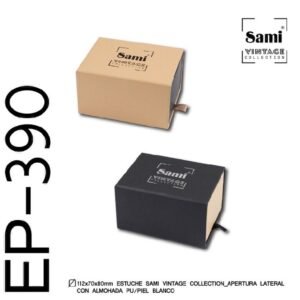 .Estuche Collection c/almohada kraft/negro