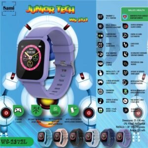 Reloj Sami wearable smartband JUNIOR TECH Lila