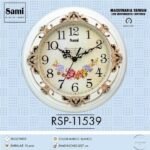 Reloj de pared detalle flores