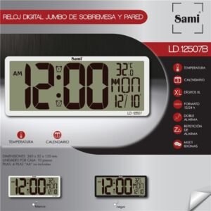 RELOJ BLANCO DE SOBREMESA