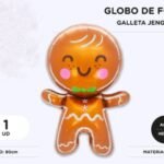 GLOBO GALLETA DE FOIL 80 CM