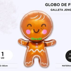 GLOBO GALLETA DE FOIL 80 CM