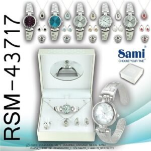 Conjunto Sami sra reloj red metal + bisuter Referencia: RSM-43717