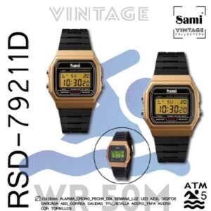 Reloj Sami Vintage LCD WR50M