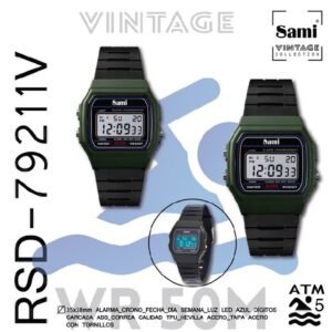 Reloj Sami Vintage LCD WR50M : RSD-79211V