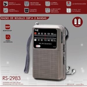 Radio Sami 2 bandas gris Mayoristas Cobocalleja Radio Sami 2 bandas gris