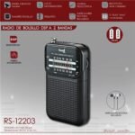 Radio Sami Mini 2 Bandas RS-12203 en negro