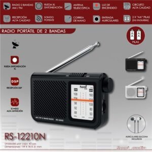 RADIO SAMI 2 BANDAS NEGRA