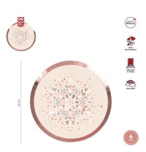 PLATO DE CARTON 23 CM